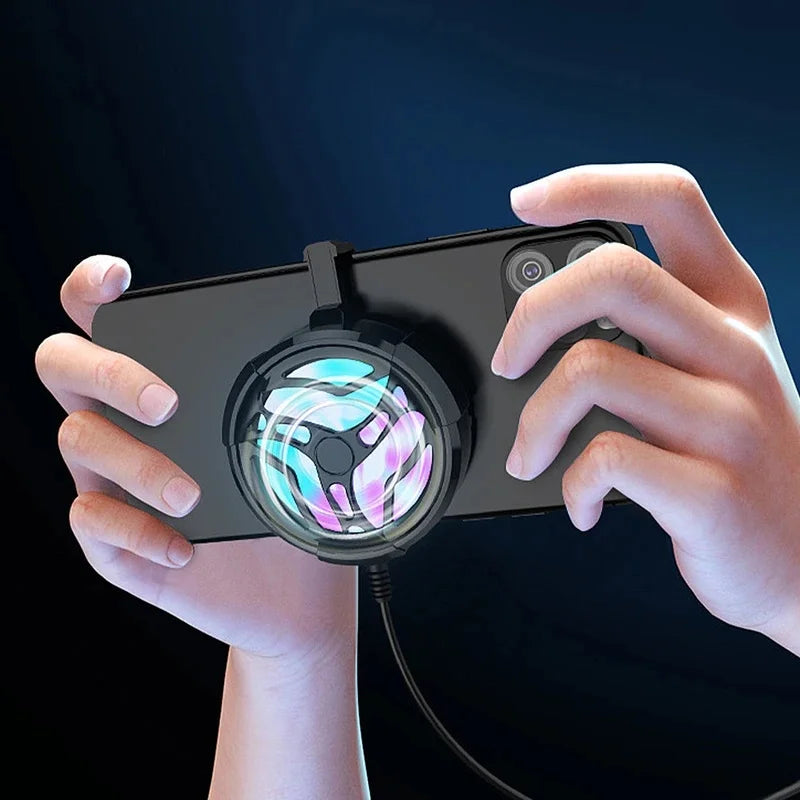 Portable USB Phone Cooling Fan | Clip-On Mobile Gaming Heat Dissipator