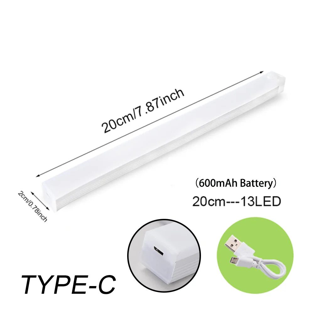 Wireless Motion Sensor LED Night Light USB-C Rechargeable
