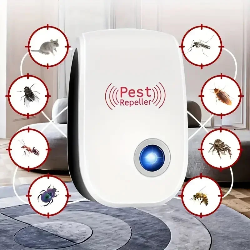 Ultrasonic Pest Repellent Plug-In | Indoor Insect Control for Mosquitoes, Mice & More