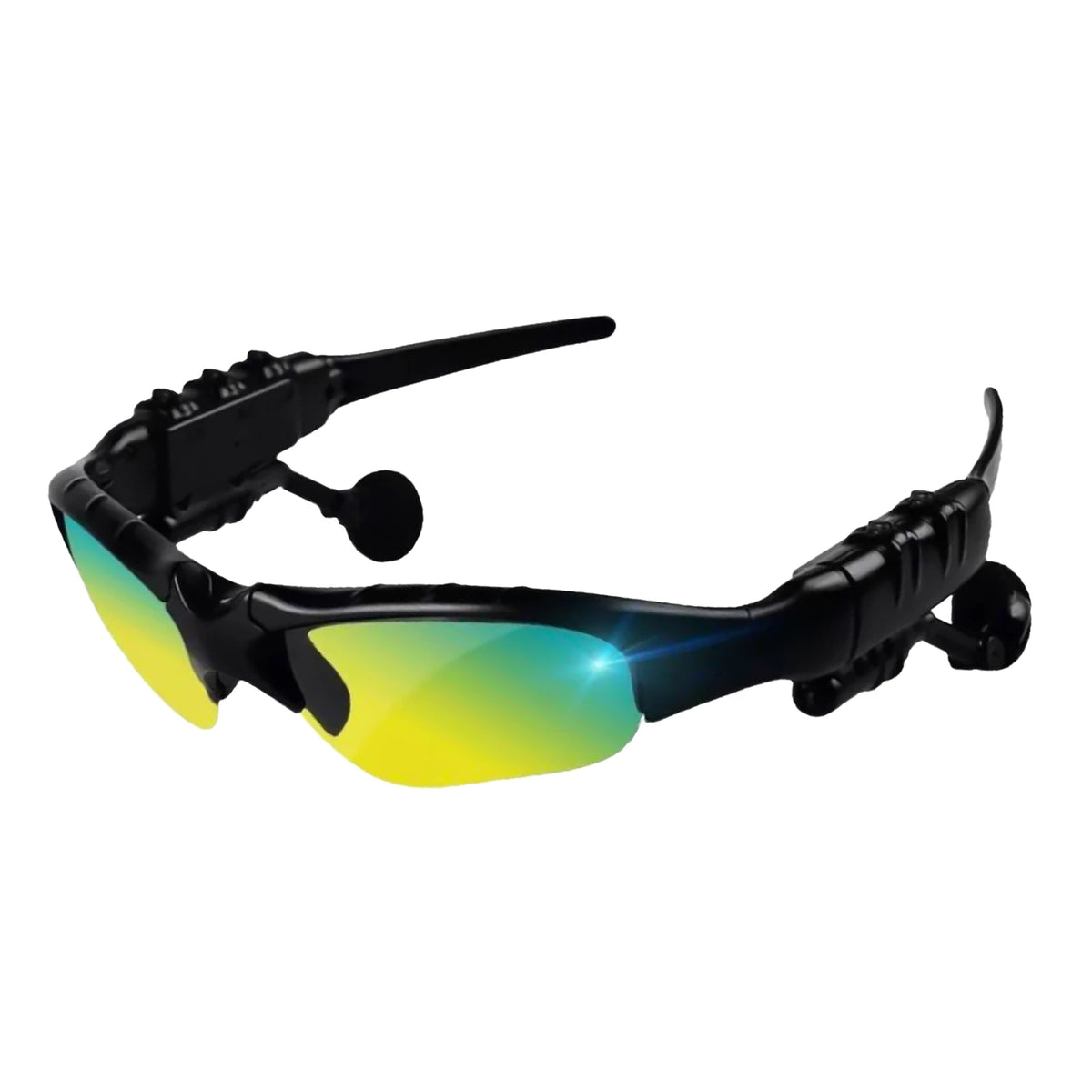 Bluetooth Wireless Sunglasses with Built-In Headphones | UV Polarized Lenses for Travel, Meetings & Sports