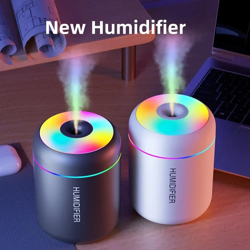 Mini USB Air Humidifier & Aroma Diffuser | Essential Oil Mist Maker for Car & Home