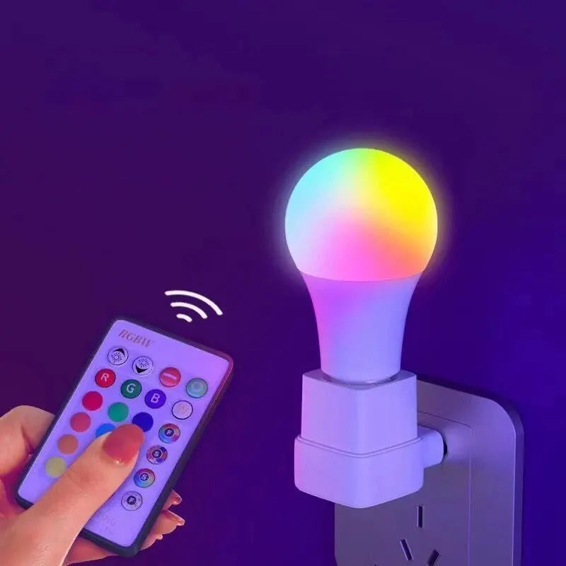 16 Colour RGB Smart LED Bulb E27 – Dimmable with Remote Control