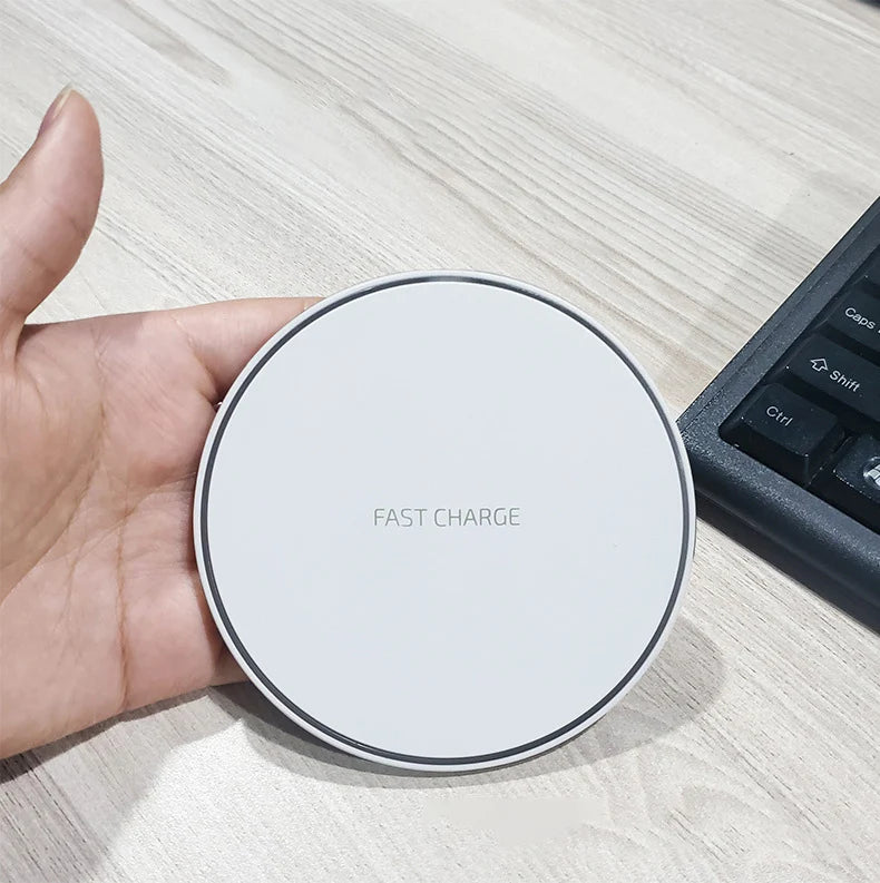 50W Fast Wireless Charging Pad for Android & iOS Smartphones