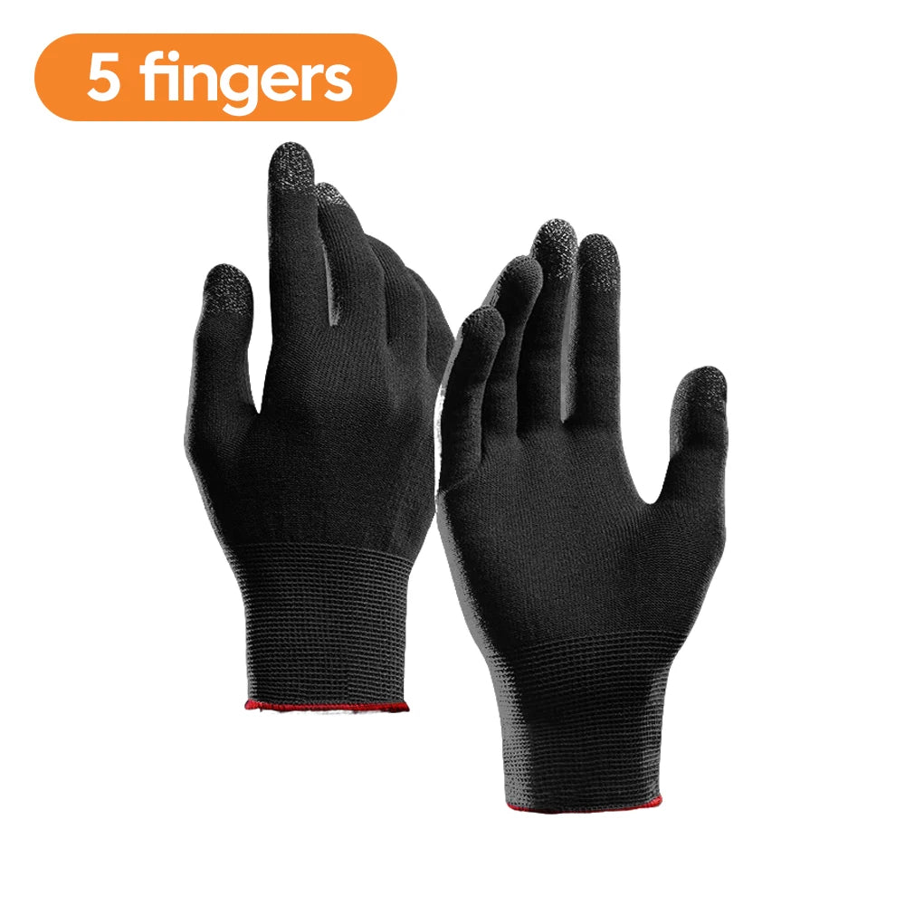Mobile Gaming Gloves | Non-Scratch Sweat-Proof Touch Screen Finger & Full Hand Gloves