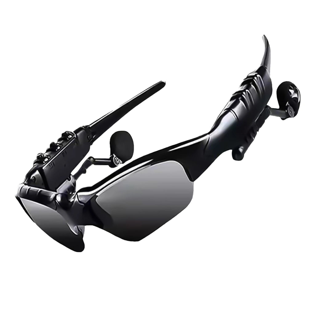 Bluetooth Wireless Sunglasses with Built-In Headphones | UV Polarized Lenses for Travel, Meetings & Sports