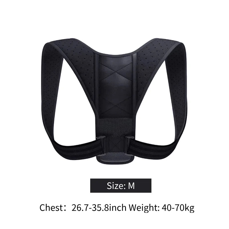 Back Posture Correction Belt | Breathable Hunchback & Sitting Posture Support for Men & Women