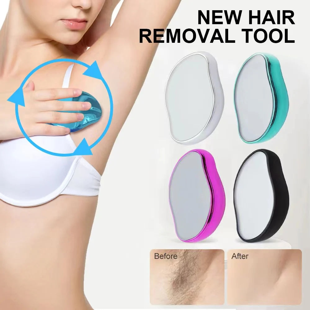 Crystal Hair Eraser | Painless Physical Epilator for Smooth Skin – Reusable & Chemical-Free