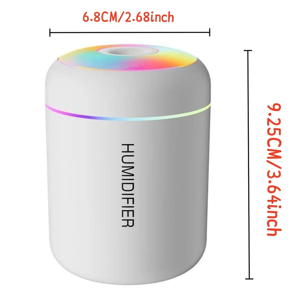 Mini USB Air Humidifier & Aroma Diffuser | Essential Oil Mist Maker for Car & Home