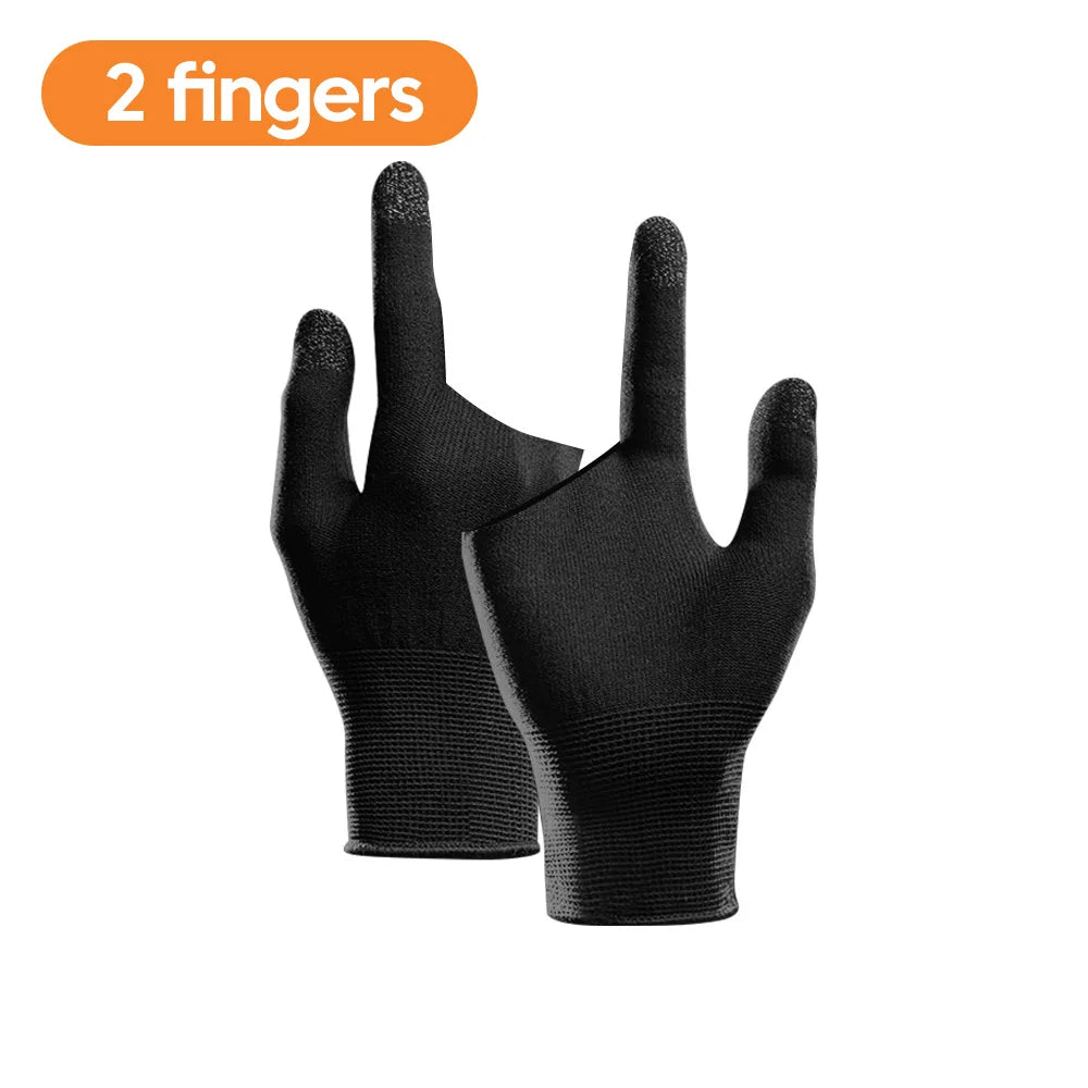 Mobile Gaming Gloves | Non-Scratch Sweat-Proof Touch Screen Finger & Full Hand Gloves