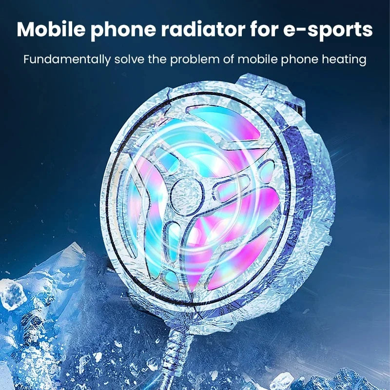 Portable USB Phone Cooling Fan | Clip-On Mobile Gaming Heat Dissipator