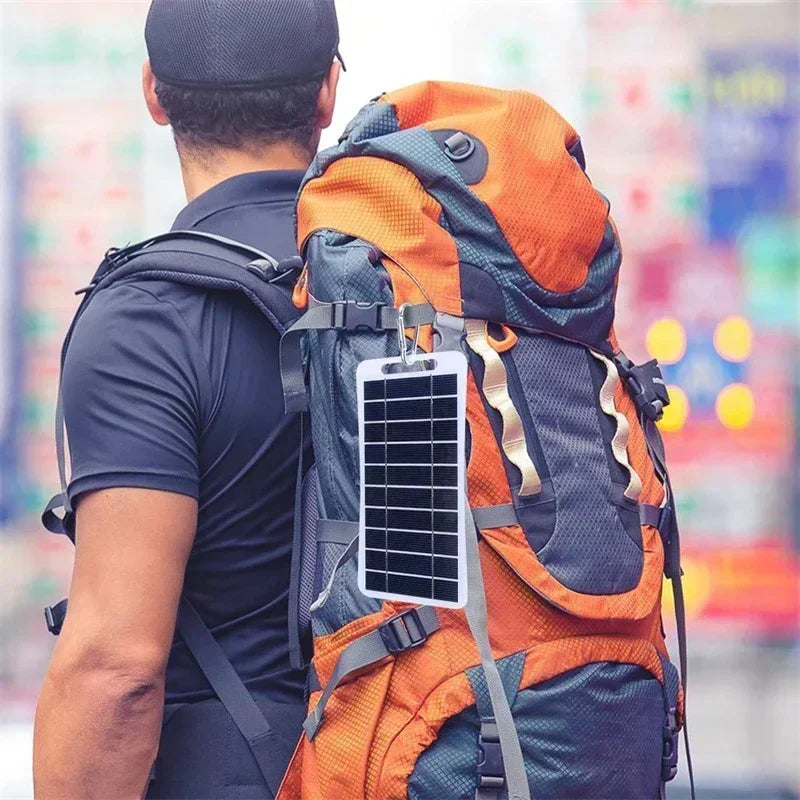 Portable Solar Charger with USB-C | Fast Charging Panel for iPhone, Samsung & Power Banks