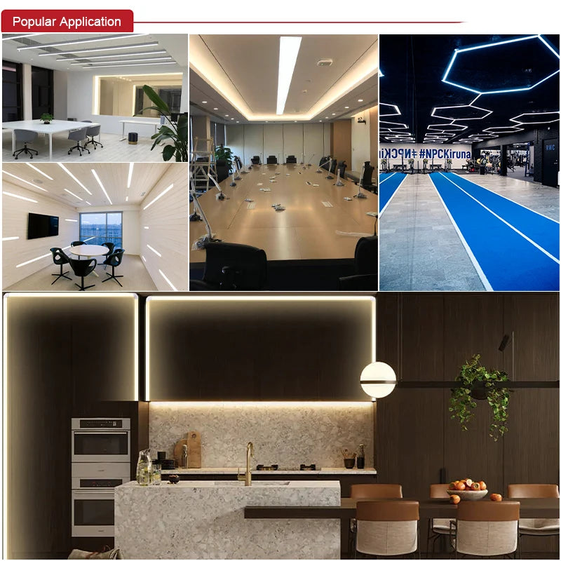 COB LED Strip Light 320/480 LEDs High Density Flexible Tape 3000K-6500K