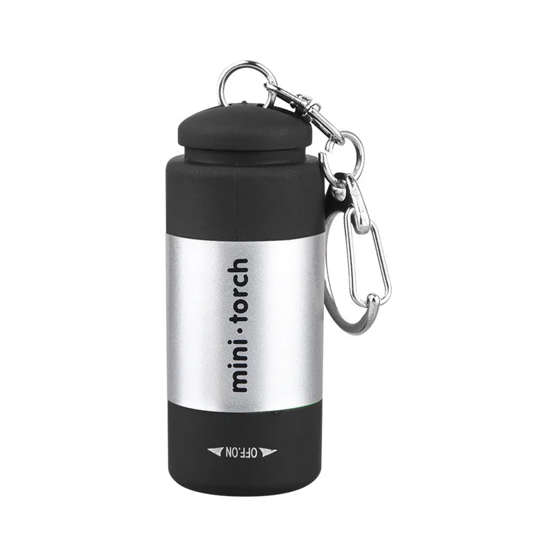 Pocket Keychain Flashlight USB Rechargeable Waterproof LED
