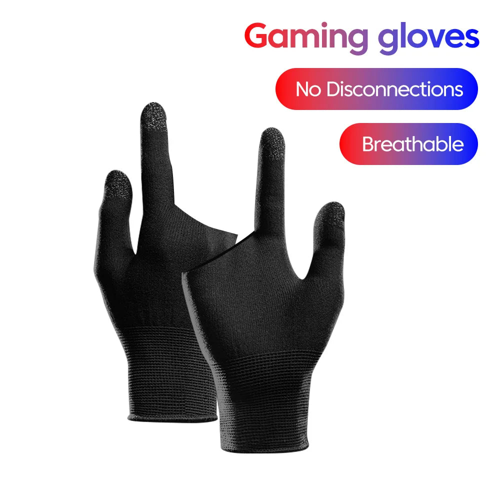 Mobile Gaming Gloves | Non-Scratch Sweat-Proof Touch Screen Finger & Full Hand Gloves