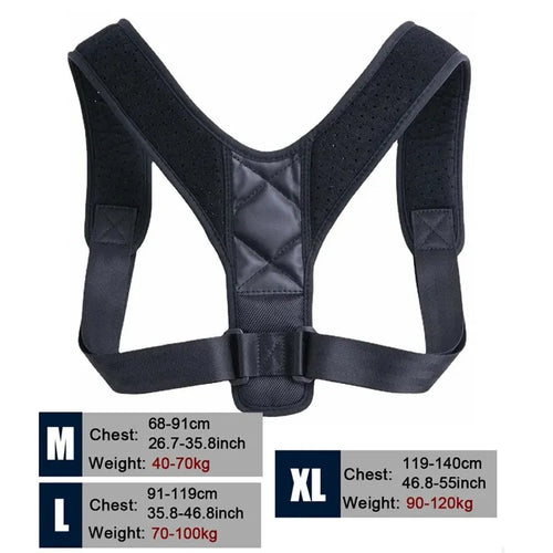 Back Posture Correction Belt | Breathable Hunchback & Sitting Posture Support for Men & Women