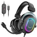 RGB Gaming Headset with Mic | 7.1 Surround Sound & 3 EQ Modes for PC & Console
