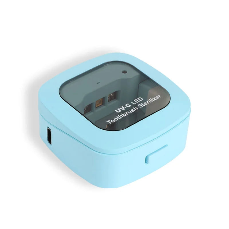 UV-C Toothbrush Sterilizer – Kill 99.99% of Germs, Rechargeable