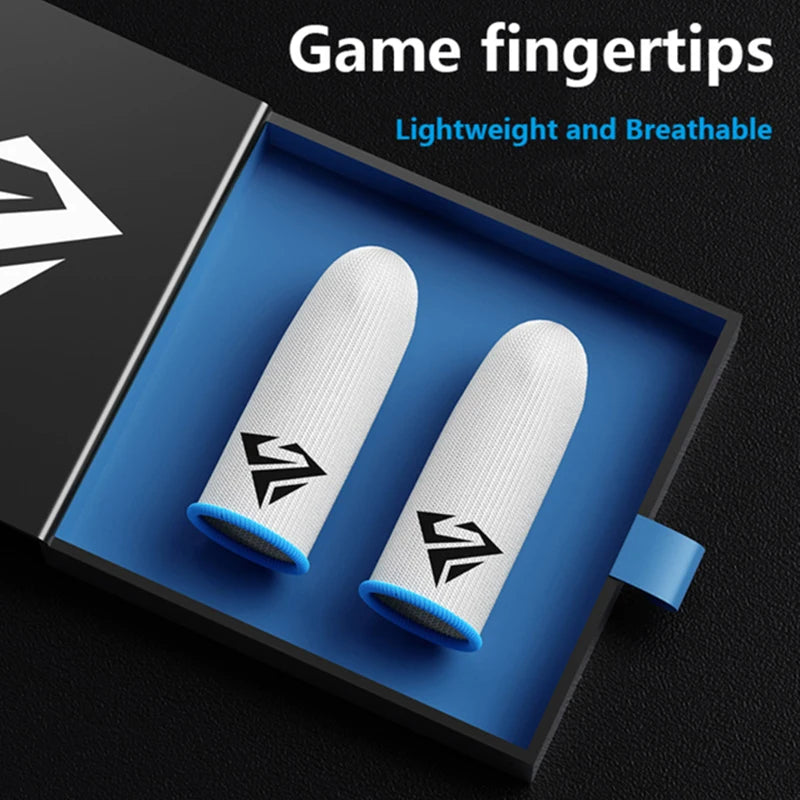 Gaming Finger Sleeves | Carbon Fiber Touch Screen Thumb Gloves for Mobile PUBG