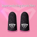 Gaming Finger Sleeves | Carbon Fiber Touch Screen Thumb Gloves for Mobile PUBG