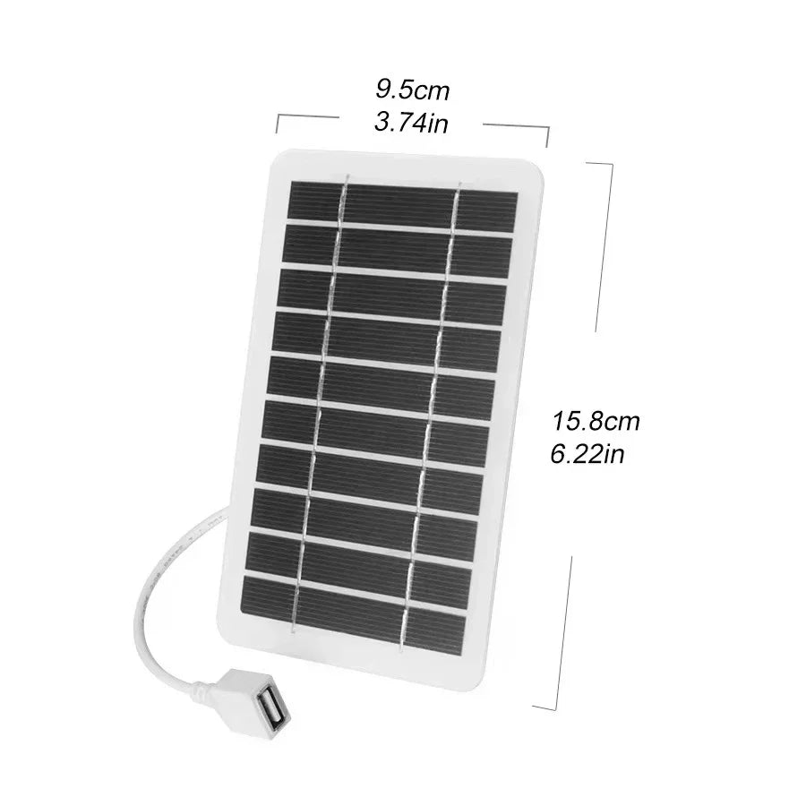 Portable Solar Charger with USB-C | Fast Charging Panel for iPhone, Samsung & Power Banks