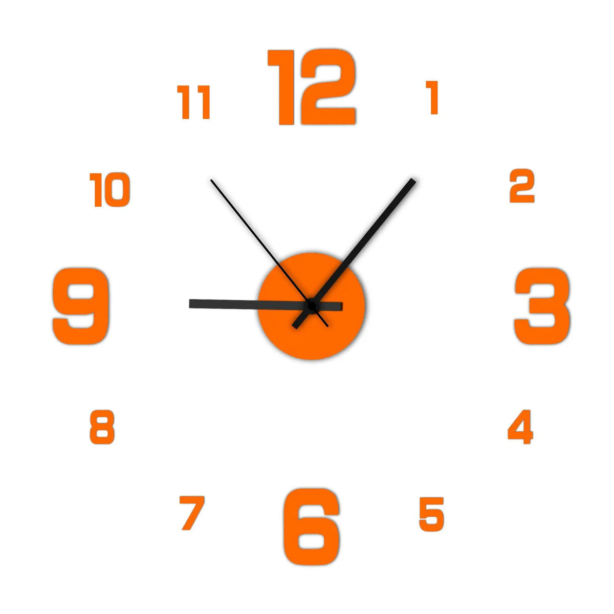 Frameless DIY Wall Clock | Silent Acrylic Home & Office Decor
