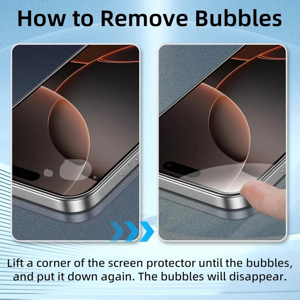 HD Tempered Glass Screen Protector for Smartphones (9H, Anti-Scratch)