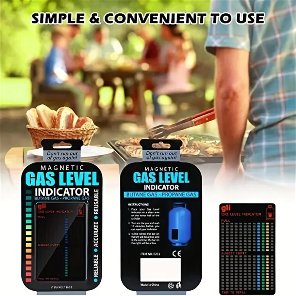 Gas Tank Level Indicator | Propane Butane LPG Fuel Gauge – No More Guessing When Your Gas Runs Out