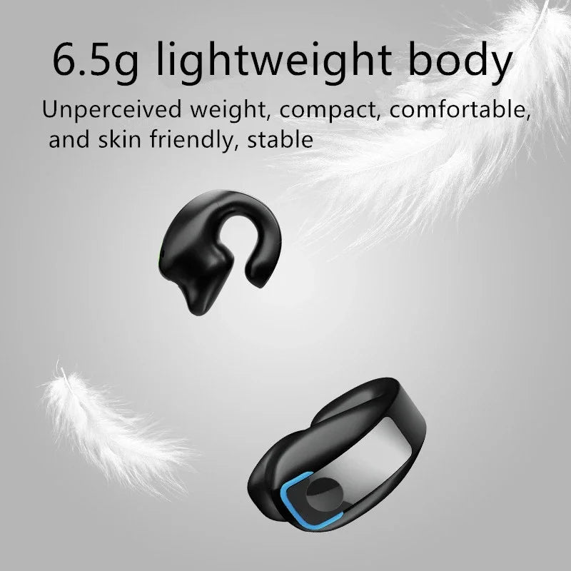 Wireless Bone Conduction Bluetooth Headphones | Sport Noise Cancelling with Mic