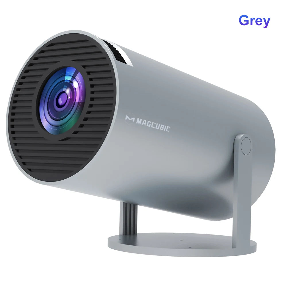 8K WiFi6 Portable Projector Android 14 with Bluetooth 5.4 - HY300 Pro