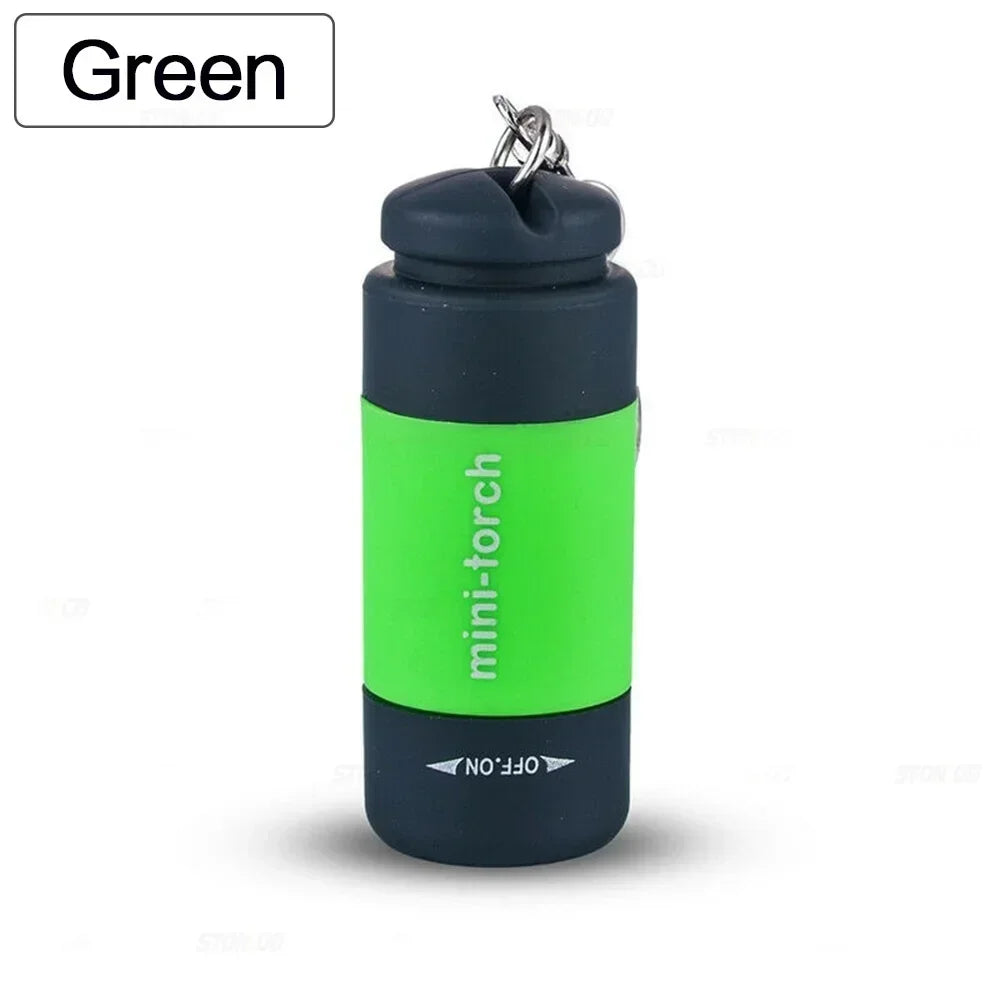 Pocket Keychain Flashlight USB Rechargeable Waterproof LED