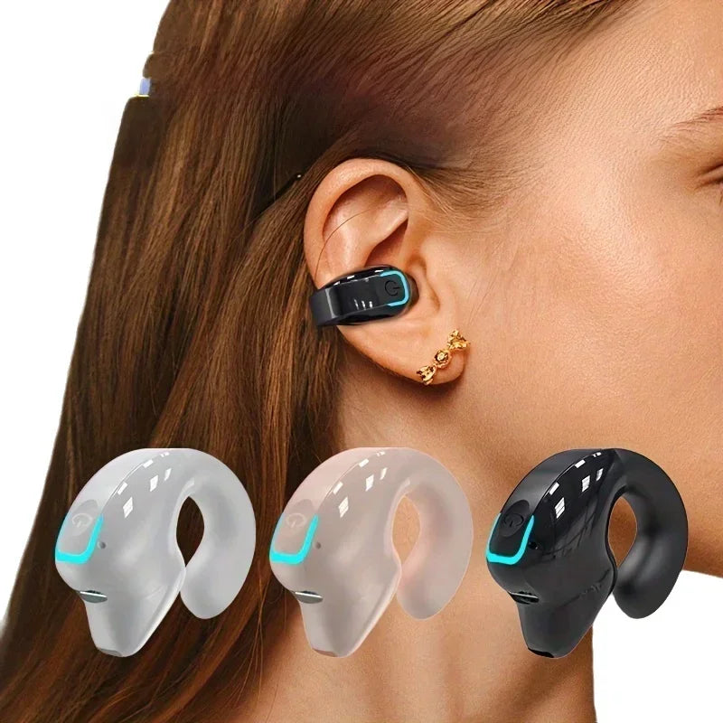 Wireless Bone Conduction Bluetooth Headphones | Sport Noise Cancelling with Mic