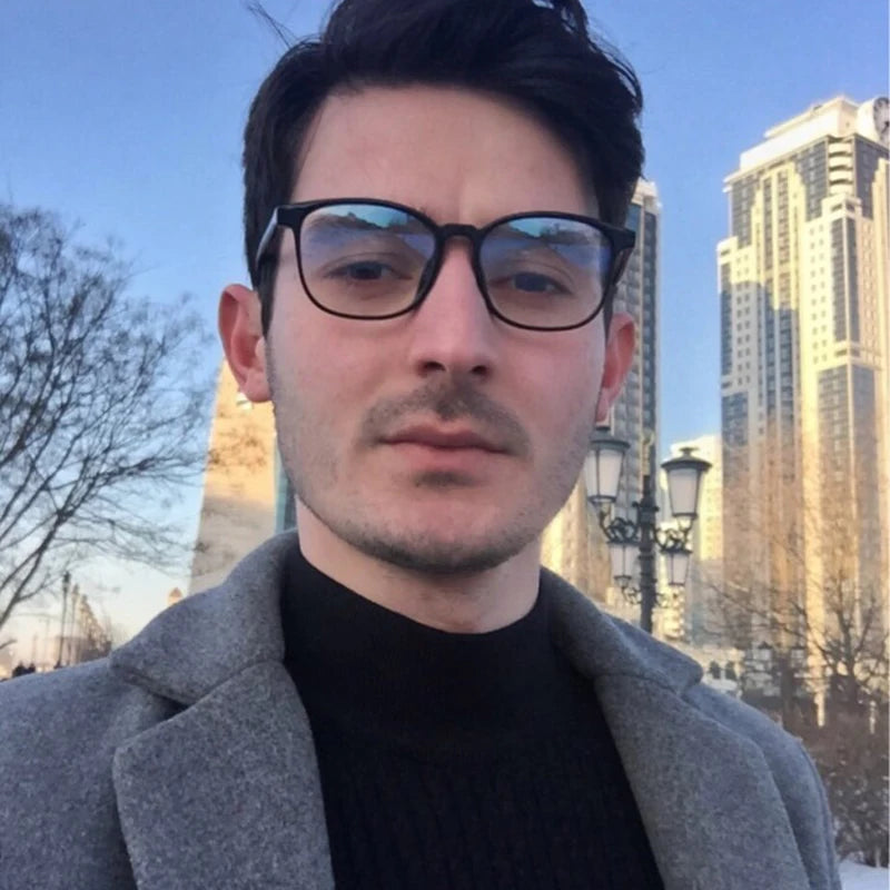 Anti Blue Light Computer Glasses | Transparent Square Frame Eyewear for Men & Women