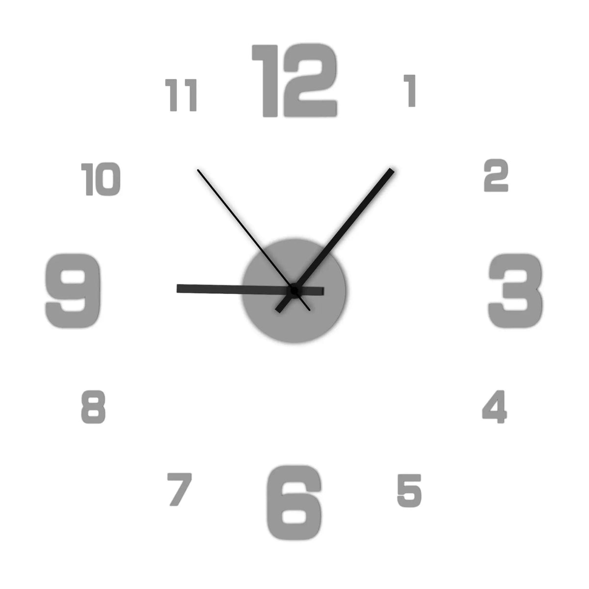 Frameless DIY Wall Clock | Silent Acrylic Home & Office Decor