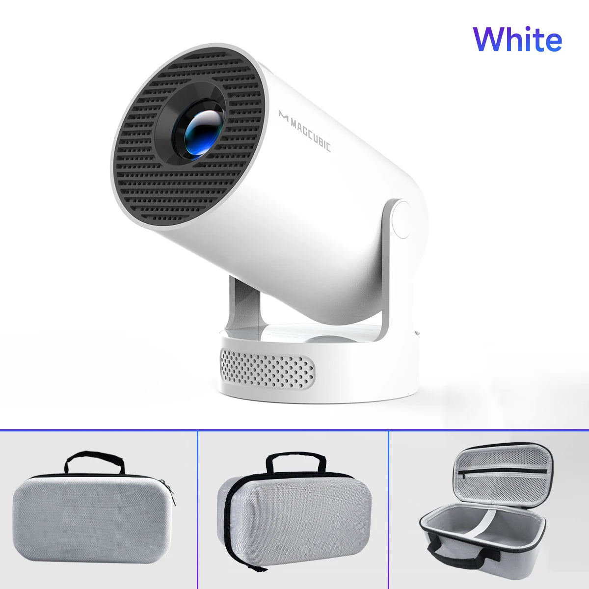 8K WiFi6 Portable Projector Android 14 with Bluetooth 5.4 - HY300 Pro