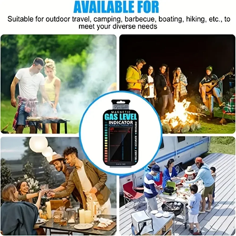 Gas Tank Level Indicator | Propane Butane LPG Fuel Gauge – No More Guessing When Your Gas Runs Out