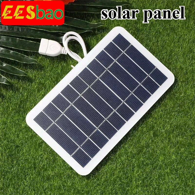 Portable Solar Charger with USB-C | Fast Charging Panel for iPhone, Samsung & Power Banks