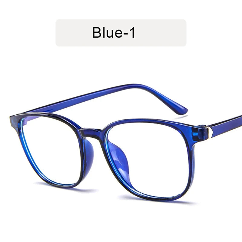 Anti Blue Light Computer Glasses | Transparent Square Frame Eyewear for Men & Women