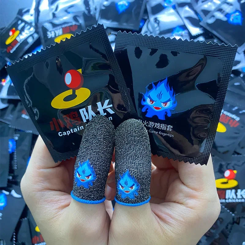 Mobile Gaming Finger Sleeves | Anti-Slip Touch Screen Gloves for PUBG & FPS Games