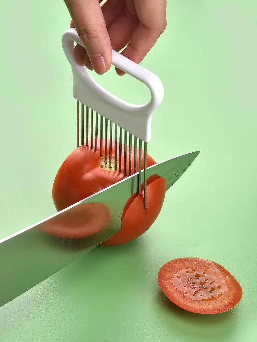 Stainless Steel Onion & Potato Slicer Holder