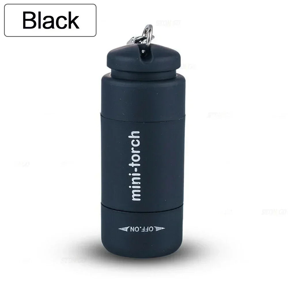 Pocket Keychain Flashlight USB Rechargeable Waterproof LED