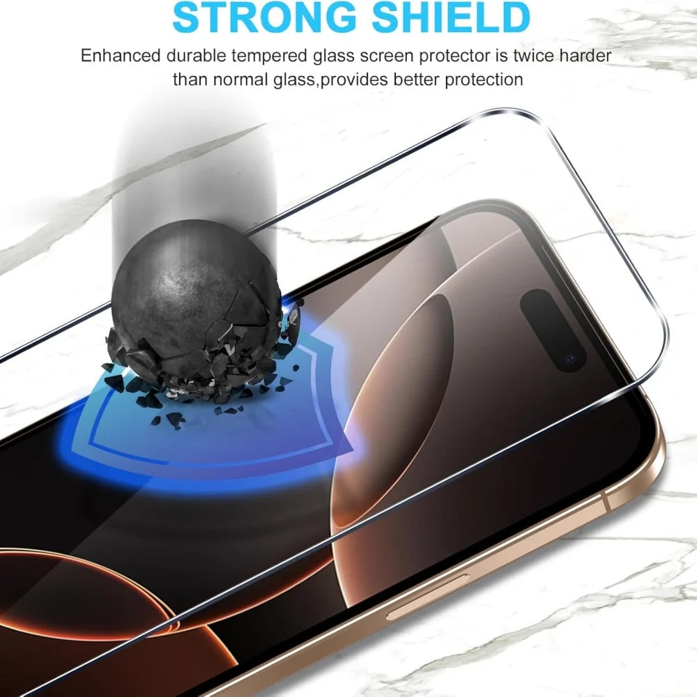 HD Tempered Glass Screen Protector for Smartphones (9H, Anti-Scratch)