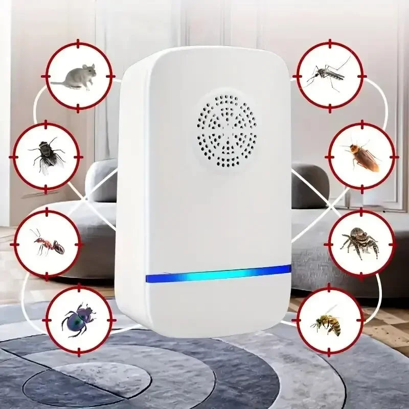 Ultrasonic Pest Repellent Plug-In | Indoor Insect Control for Mosquitoes, Mice & More