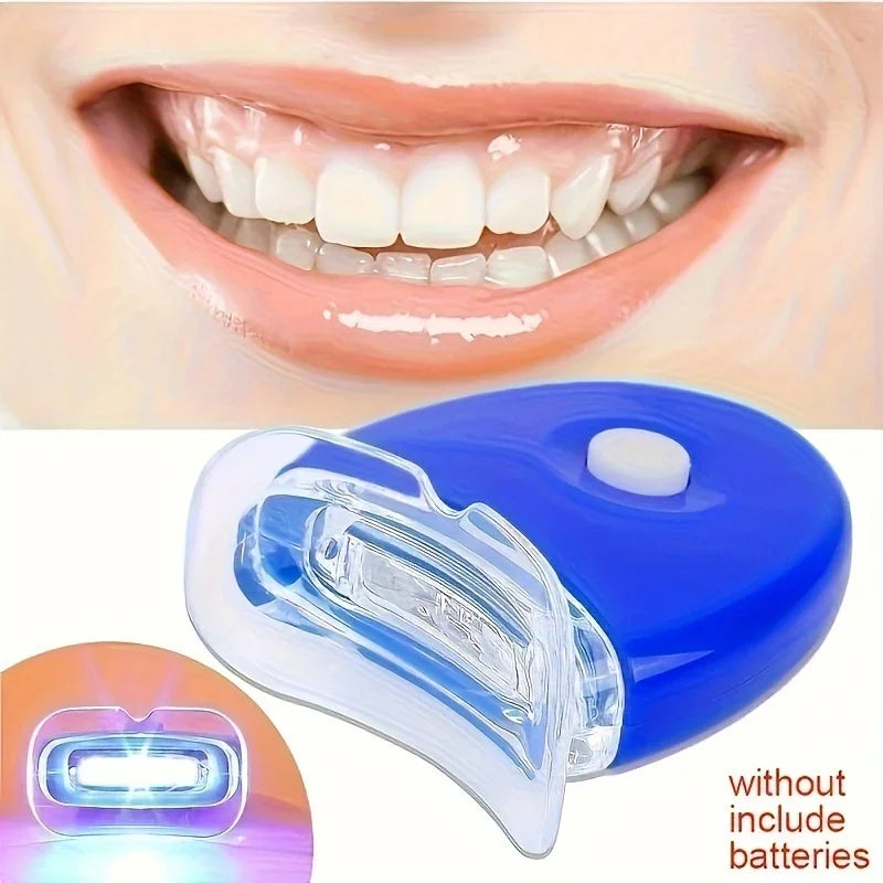 LED Teeth Whitening Light | Blue Light UV Bleaching Lamp for Brighter Smile at Home