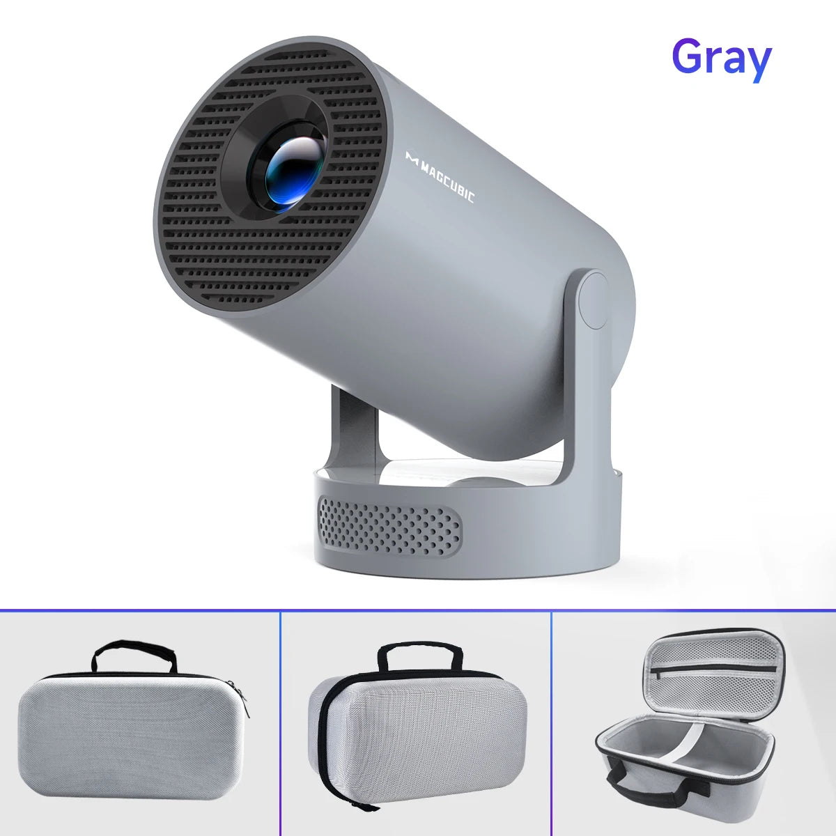 8K WiFi6 Portable Projector Android 14 with Bluetooth 5.4 - HY300 Pro
