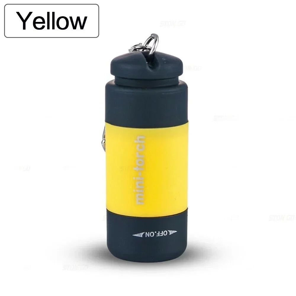 Pocket Keychain Flashlight USB Rechargeable Waterproof LED