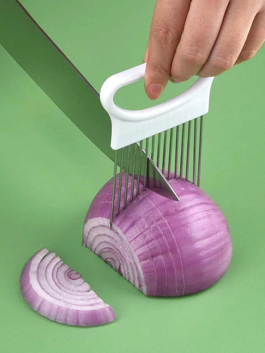 Stainless Steel Onion & Potato Slicer Holder