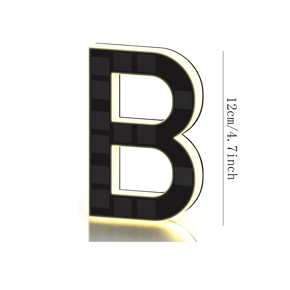 Solar Powered Outdoor House Number Light | Waterproof LED Address Sign