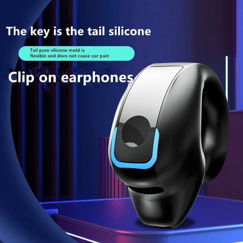 Wireless Bone Conduction Bluetooth Headphones | Sport Noise Cancelling with Mic