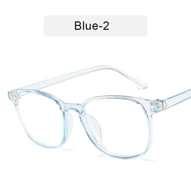Anti Blue Light Computer Glasses | Transparent Square Frame Eyewear for Men & Women