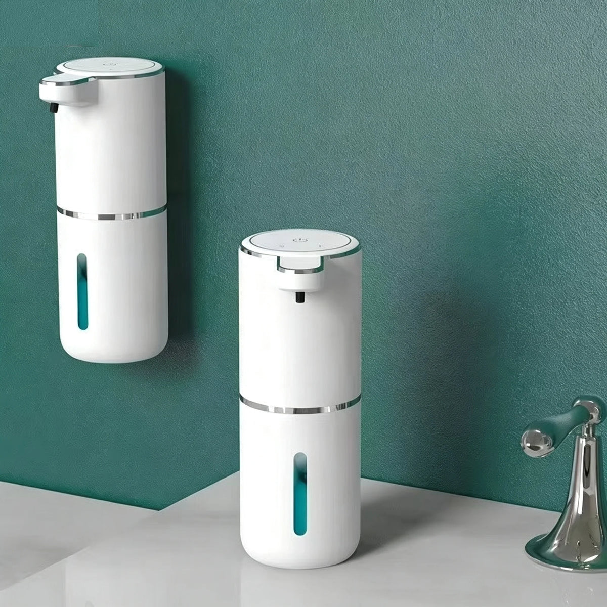 Rechargeable Automatic Foam Soap Dispenser – Wall Mount with Multi Speed